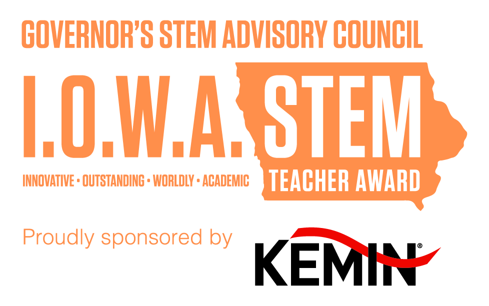 I.O.W.A. STEM Teacher Award logo