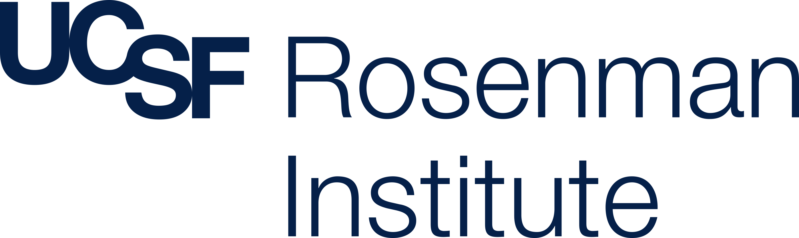 UCSF Rosenman Institute Application Portal logo