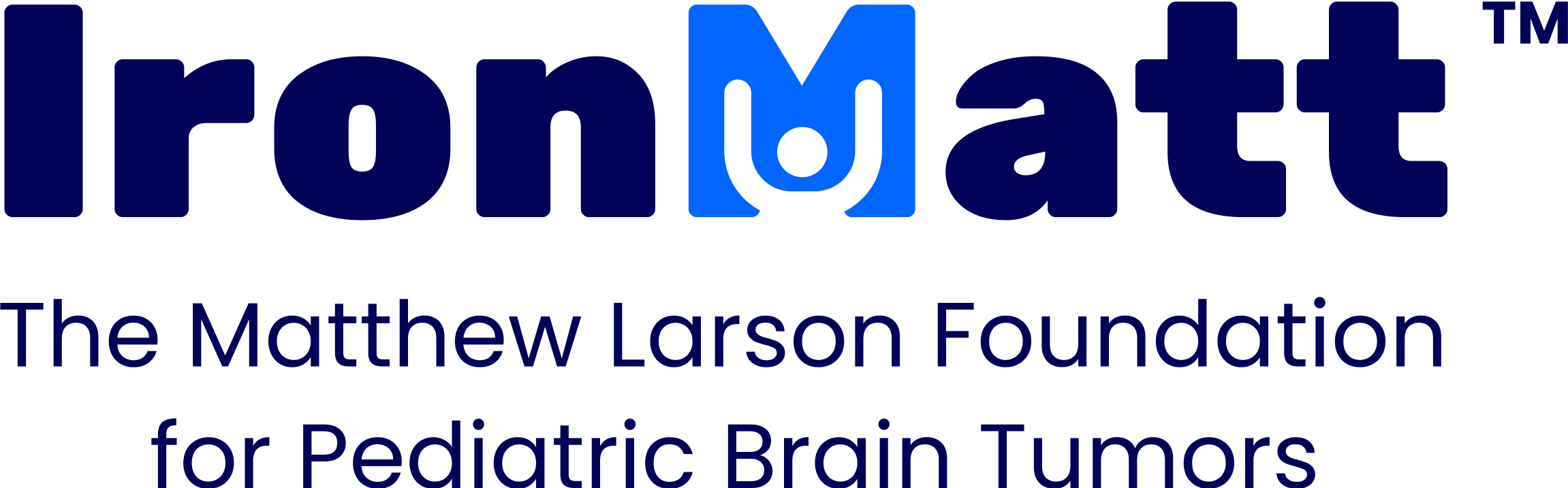 The Matthew Larson Foundation for Pediatric Brain Tumors (aka IronMatt) logo